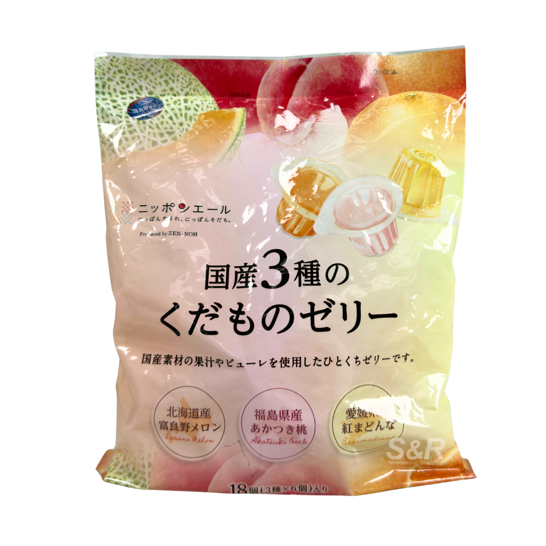 Zen Noh 3 Fruits Mix Jelly Pack 18 x 22g